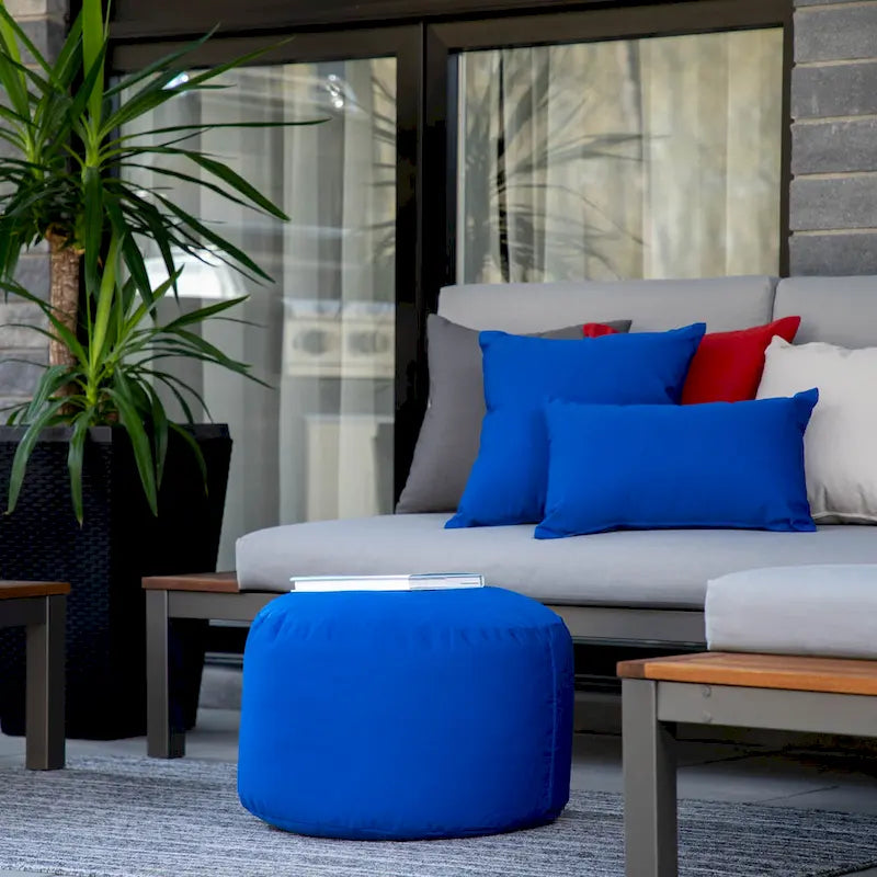 Pouf ottomano da interno/esterno Gouchee Home Soleil