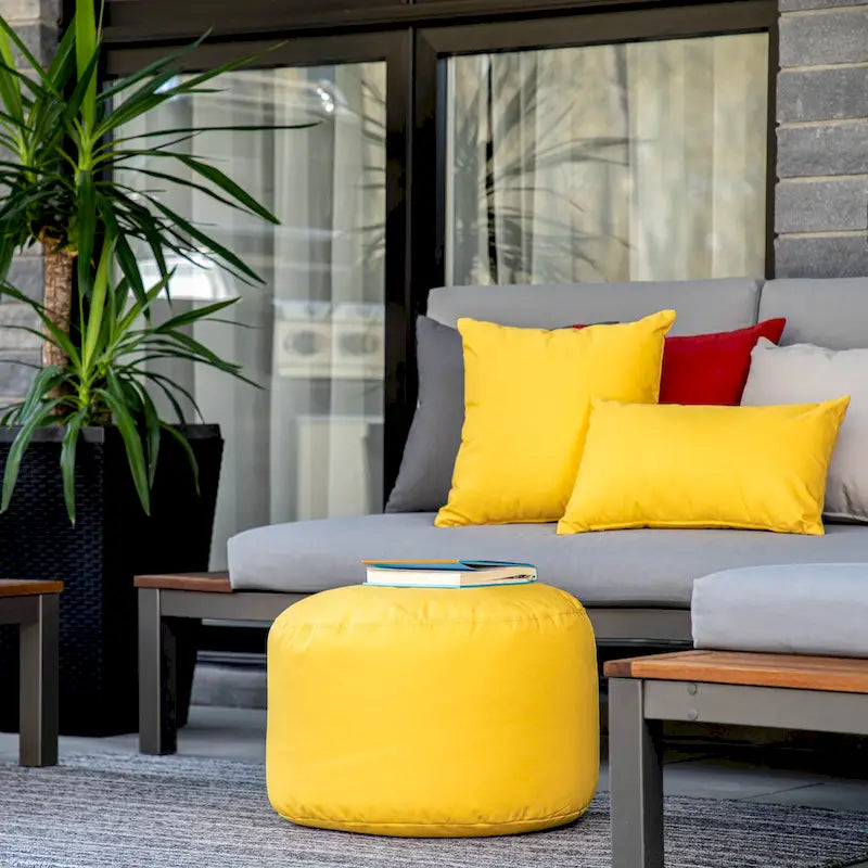 Pouf ottomano da interno/esterno Gouchee Home Soleil