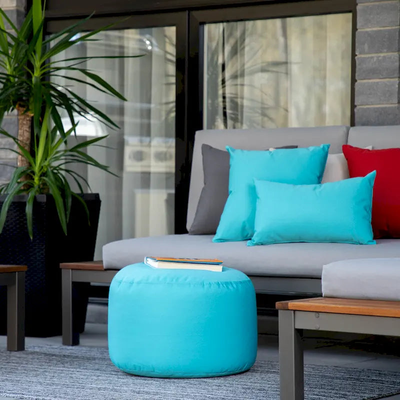 Pouf ottomano da interno/esterno Gouchee Home Soleil