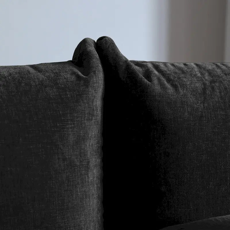 Modern Chenille Upholstery 3 Pieces Sofa Sets for Living Room Include Armchair, Loveseat and Three Seaters Couch