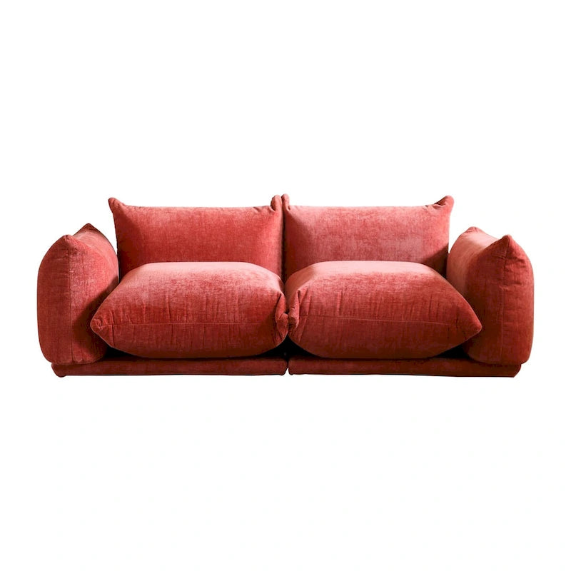 Modern Chenille Upholstery 3 Pieces Sofa Sets for Living Room Include Armchair, Loveseat and Three Seaters Couch