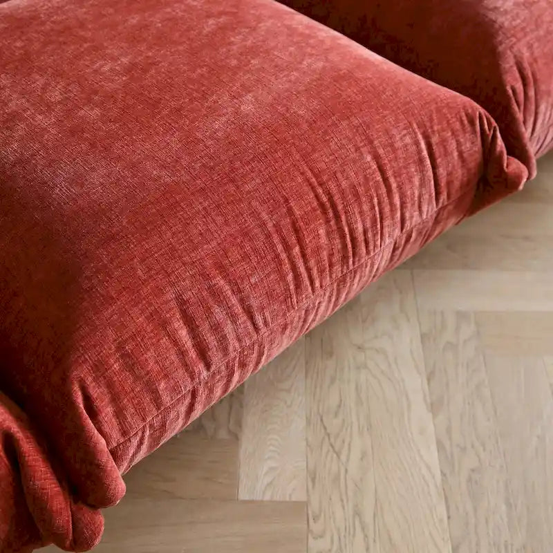 Modern Chenille Upholstery 3 Pieces Sofa Sets for Living Room Include Armchair, Loveseat and Three Seaters Couch