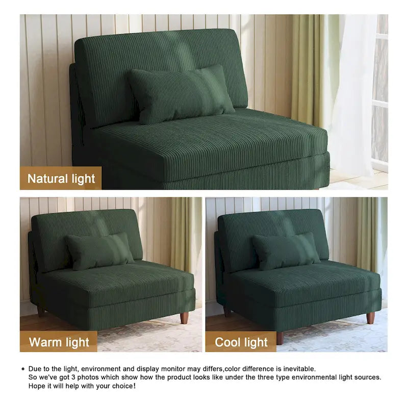 Divano sezionale modulare con contenitore oversize