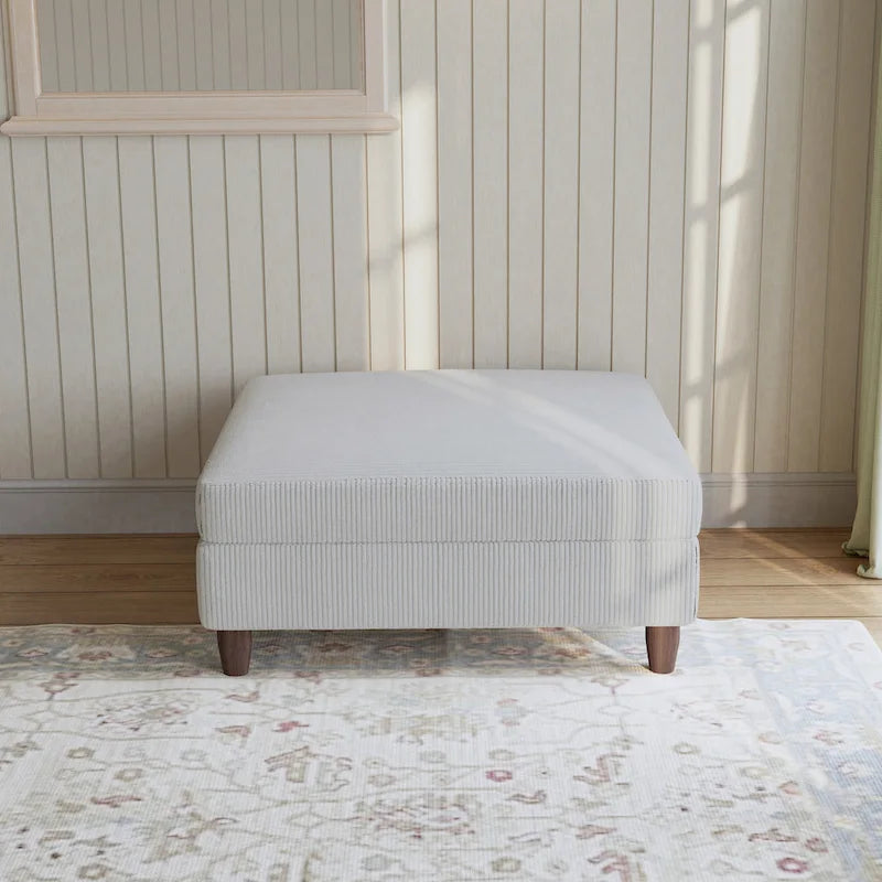 Divano sezionale modulare con contenitore oversize