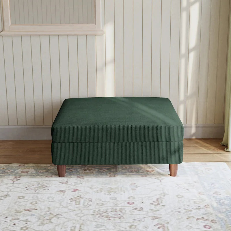 Divano sezionale modulare con contenitore oversize
