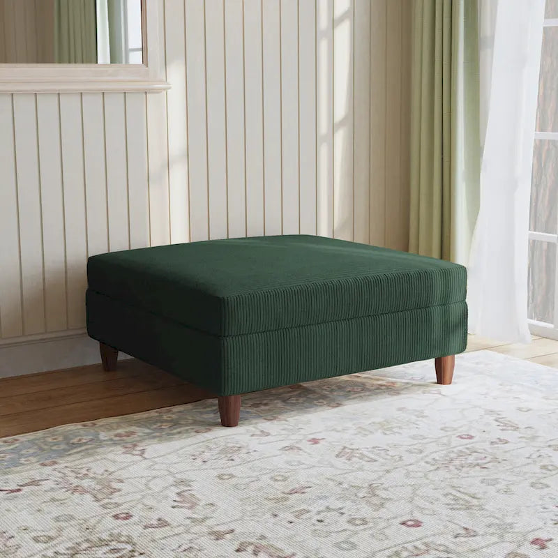 Divano sezionale modulare con contenitore oversize