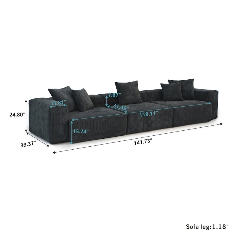 Set di mobili da salotto moderno 3 pezzi