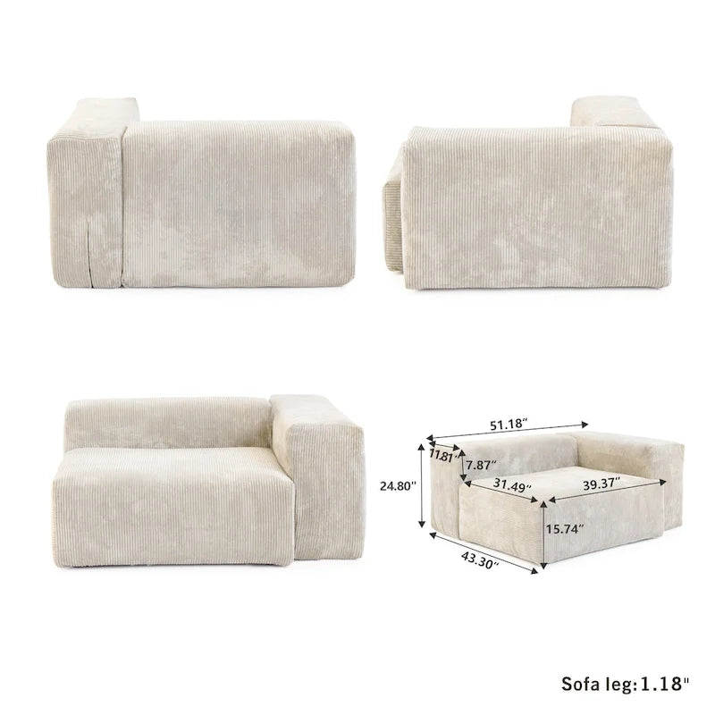 Set di mobili da salotto moderno 3 pezzi