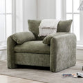 Chenille Oversized Armchair Accent Chair Single Sofa