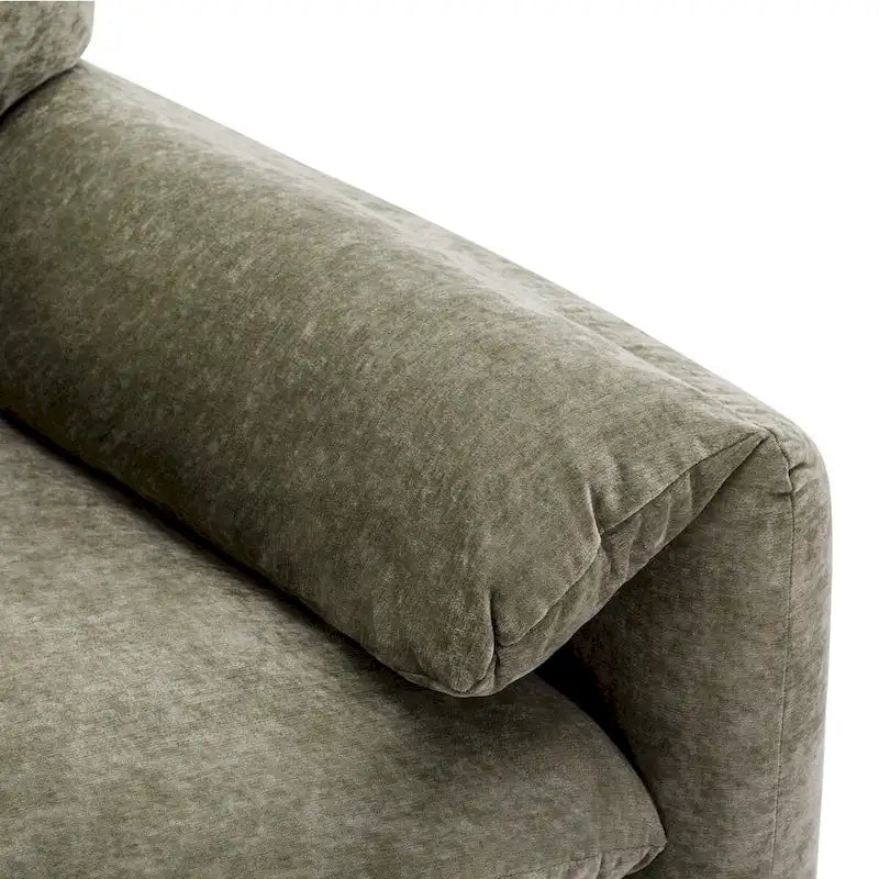 Chenille Oversized Armchair Accent Chair Single Sofa