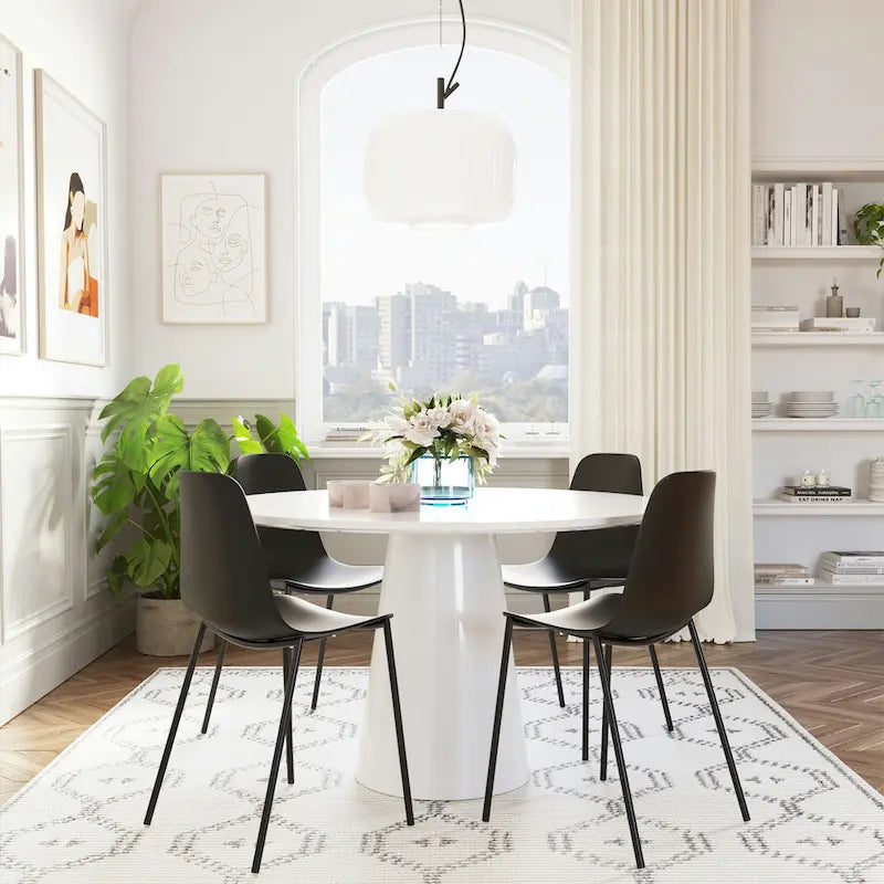 Poly & Bark Isla Modern Dining Chairs (Set of 4) - Indoor or Outdoor Use