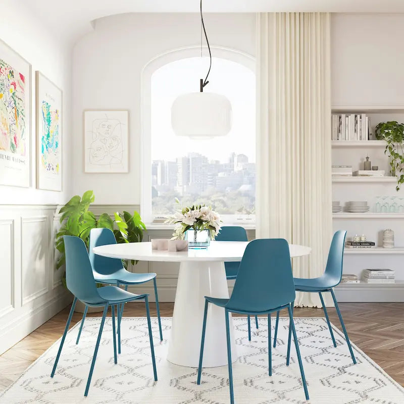 Sedie da pranzo moderne Poly & Bark Isla (set da 4) - Per interni o esterni