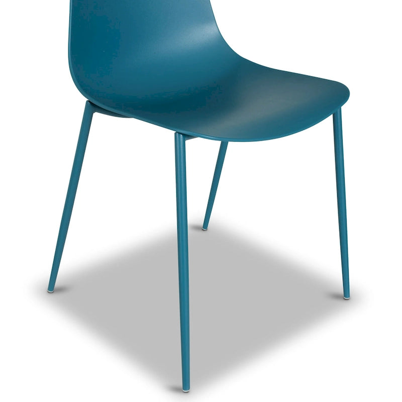 Sedie da pranzo moderne Poly & Bark Isla (set da 4) - Per interni o esterni