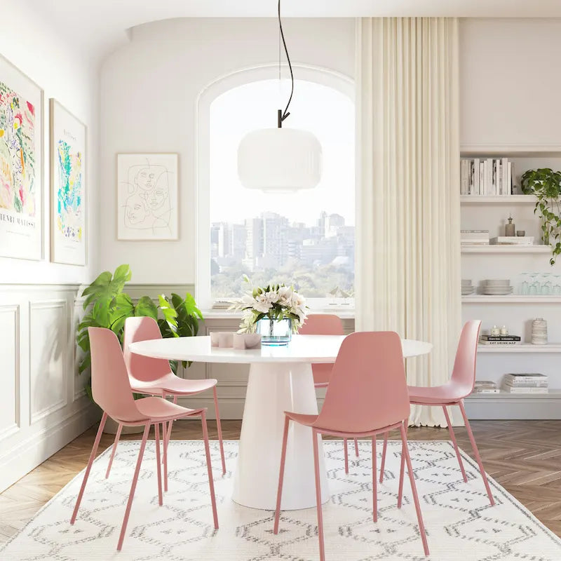 Sedie da pranzo moderne Poly & Bark Isla (set da 4) - Per interni o esterni