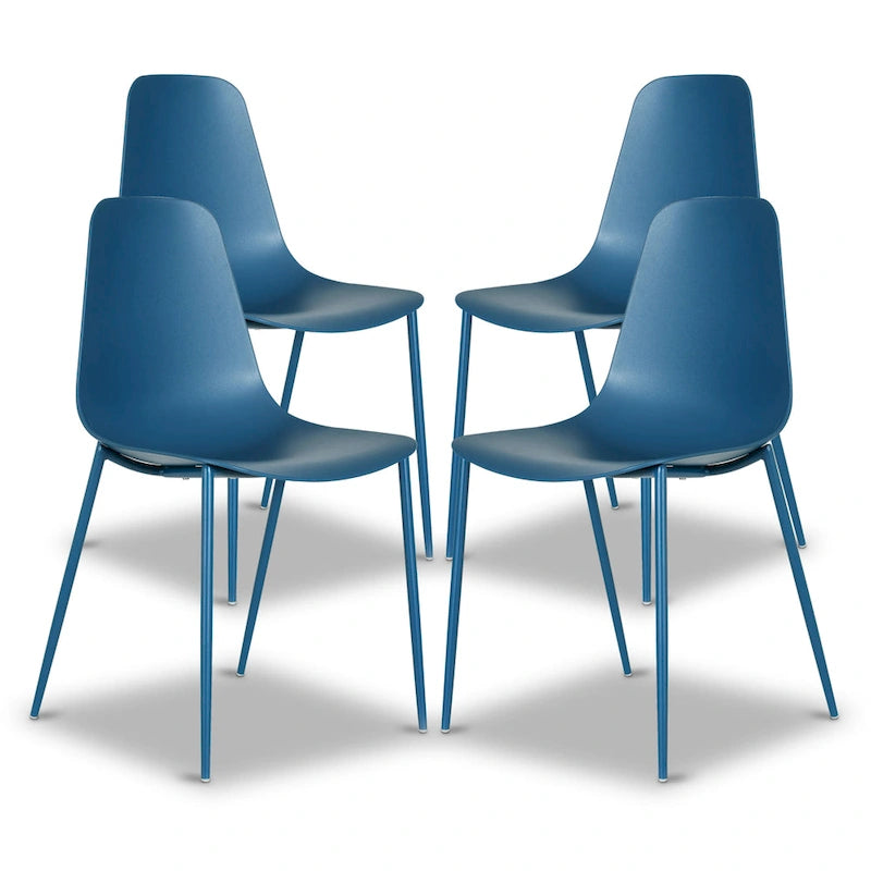 Sedie da pranzo moderne Poly & Bark Isla (set da 4) - Per interni o esterni