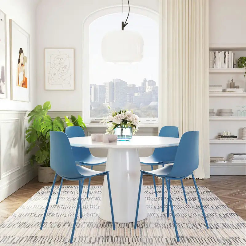 Sedie da pranzo moderne Poly & Bark Isla (set da 4) - Per interni o esterni