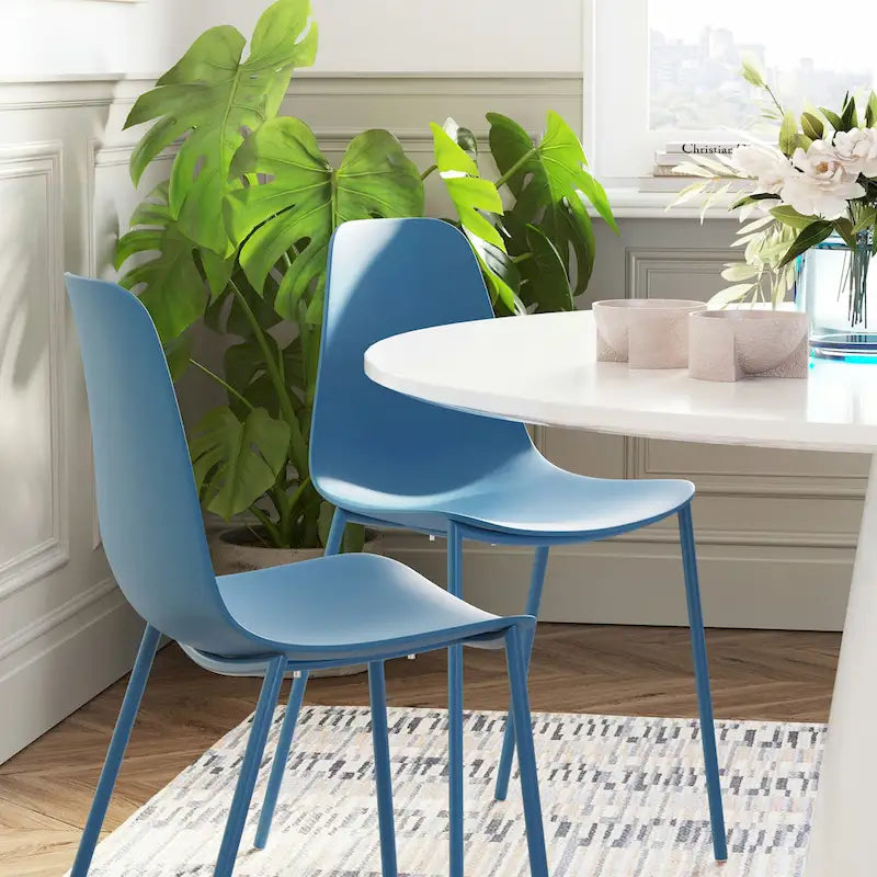 Sedie da pranzo moderne Poly & Bark Isla (set da 4) - Per interni o esterni
