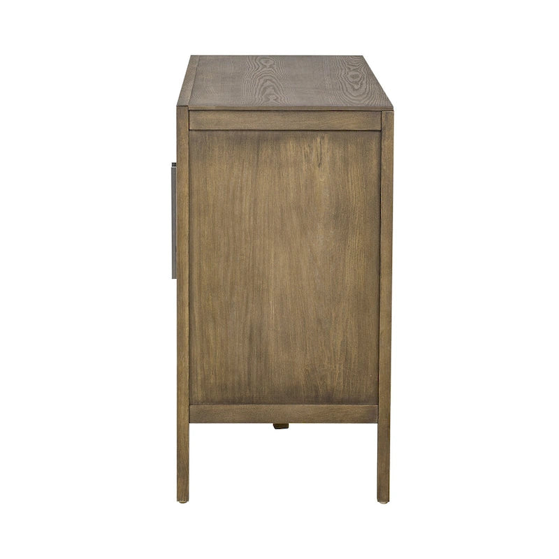 47 Credenza/Mobile da Cucina con Dettagli in Legno Stile Vintage
