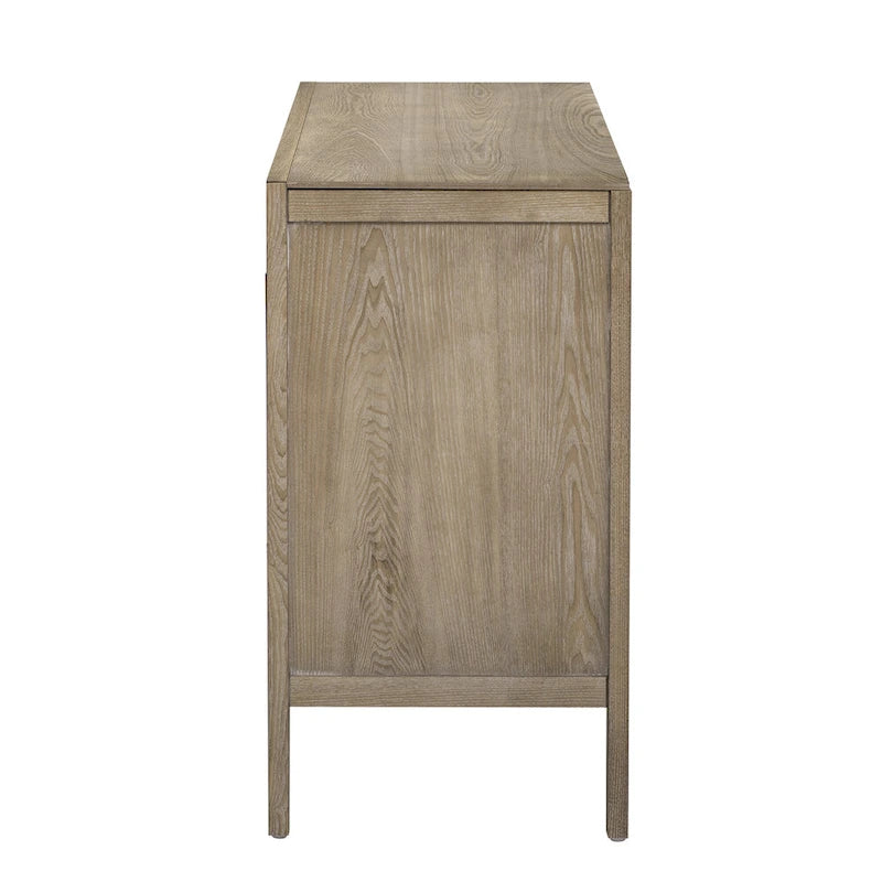 47 Credenza/Mobile da Cucina con Dettagli in Legno Stile Vintage