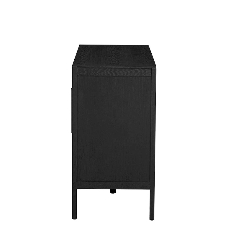 47 Credenza/Mobile da Cucina con Dettagli in Legno Stile Vintage