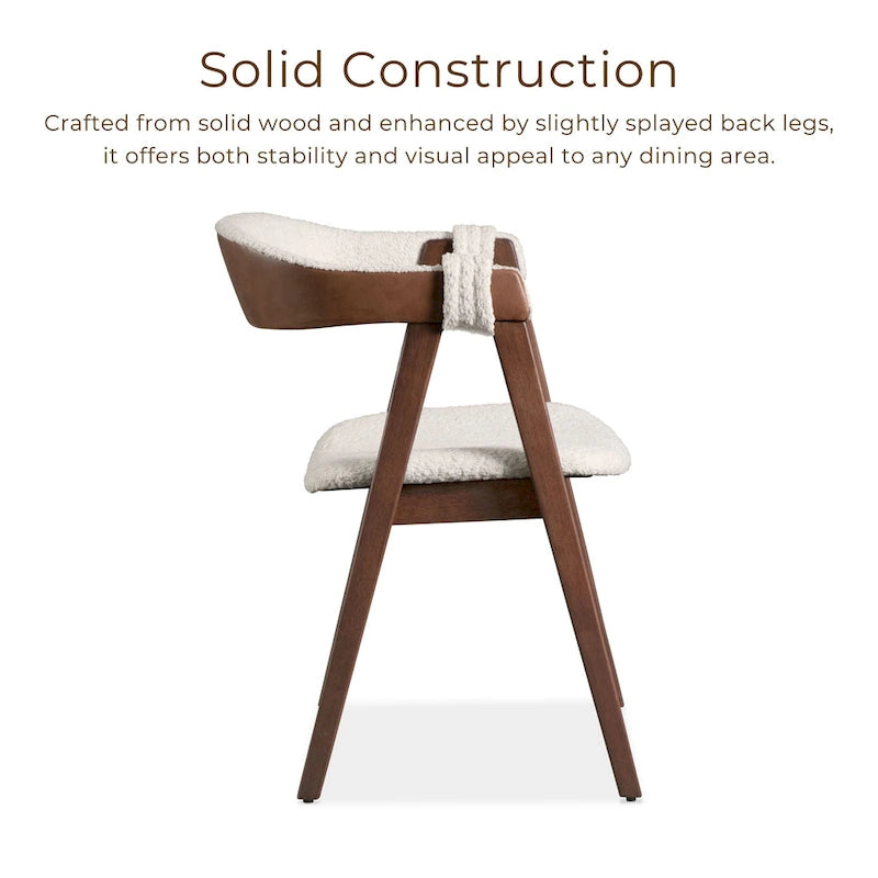 Set da pranzo di 5 pezzi in legno stile moderno Mid-century Shaw di Furniture of America