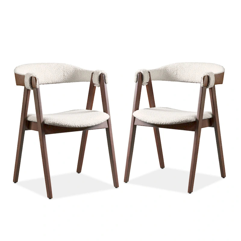 Set da pranzo di 5 pezzi in legno stile moderno Mid-century Shaw di Furniture of America