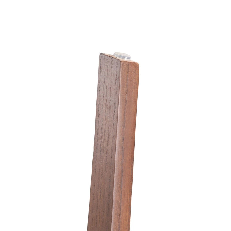 Rivo Modern Accent Dining Chairs with Arms in Oak Wood for Dining Room, Living Room and Kitchen