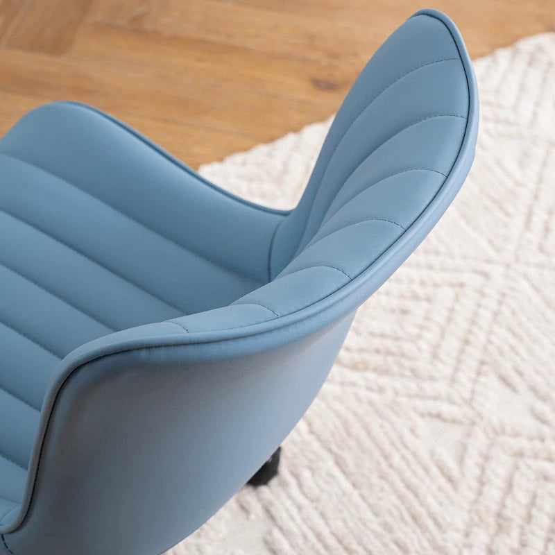 Ergonomic Office Chair Swivel Armless Desk Chair with Wheels