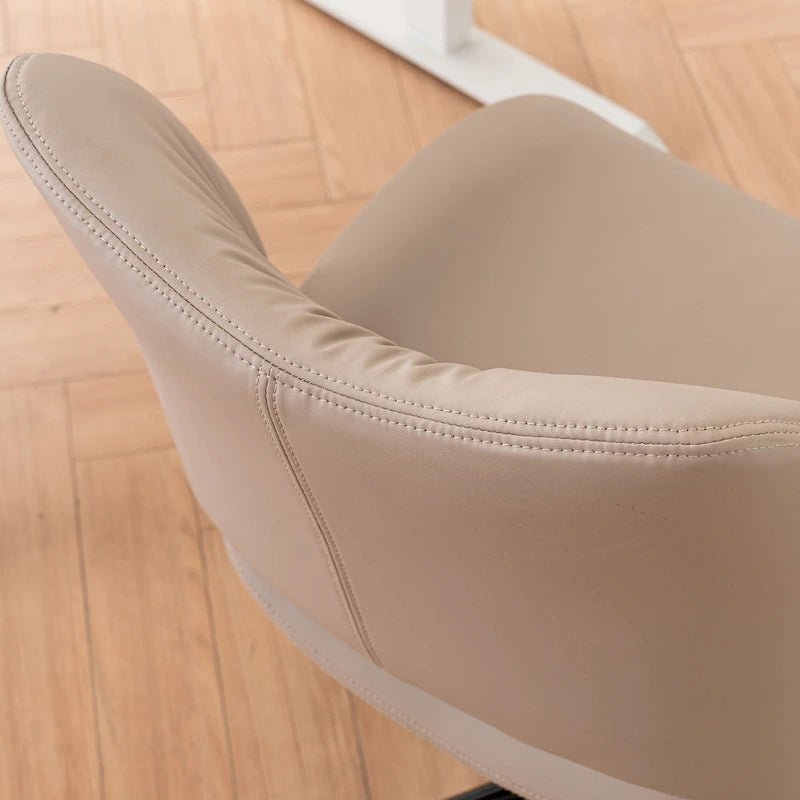 Sedia da ufficio ergonomica girevole senza braccioli con ruote