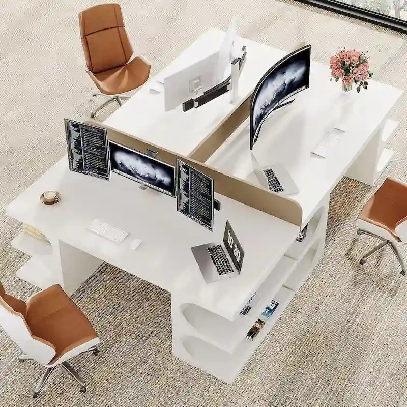 62 Executive Desk, Wood Computer Desk, Office Desk for Home Office