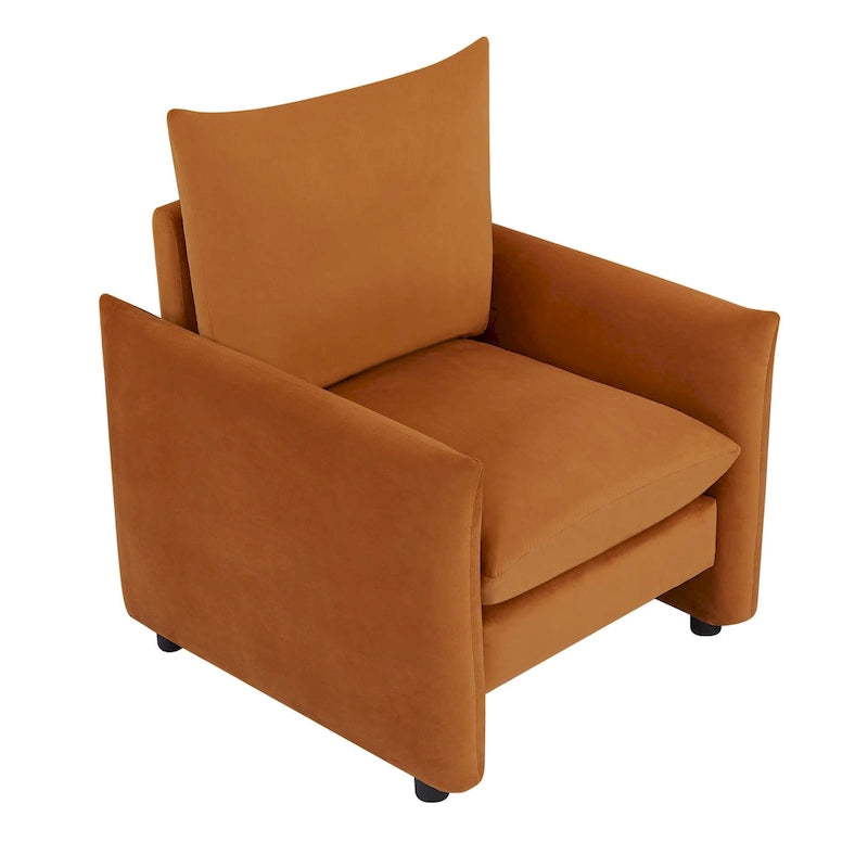 Lilian Poltrona moderna 33inW Sedia d'accento Divano poltrona lounge (set da 2)