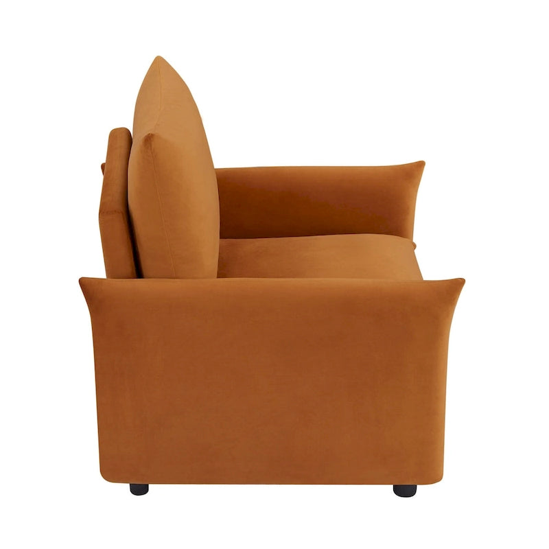 Lilian Poltrona moderna 33inW Sedia d'accento Divano poltrona lounge (set da 2)
