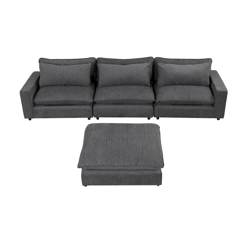 Divano componibile Cloud Sofa Divano rivestito in ciniglia