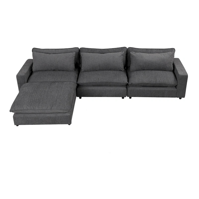 Divano componibile Cloud Sofa Divano rivestito in ciniglia