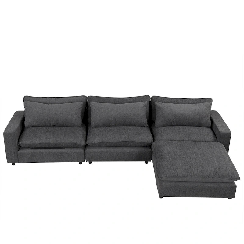 Divano componibile Cloud Sofa Divano rivestito in ciniglia