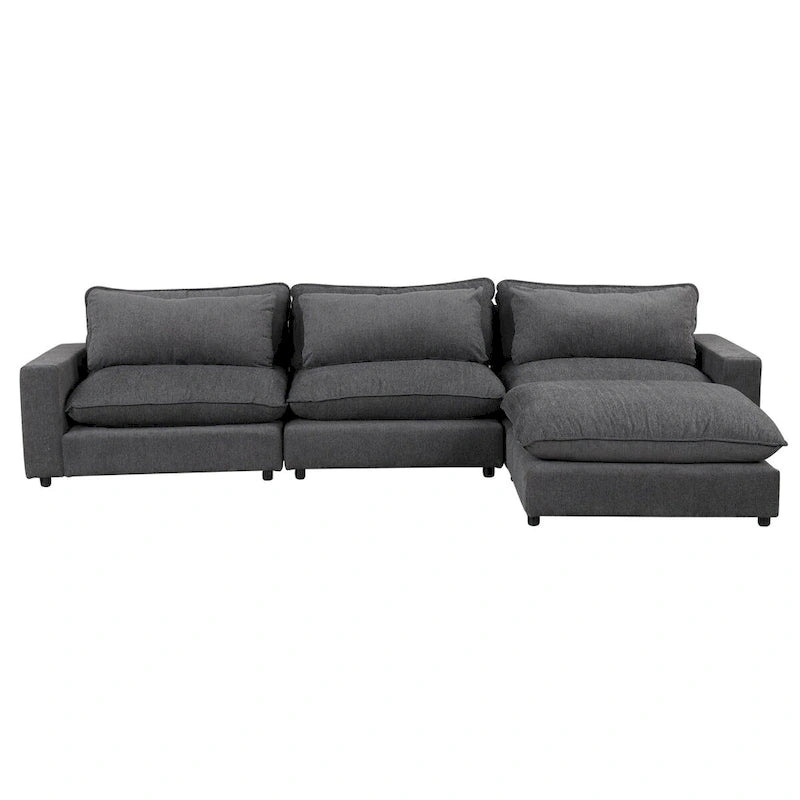 Divano componibile Cloud Sofa Divano rivestito in ciniglia