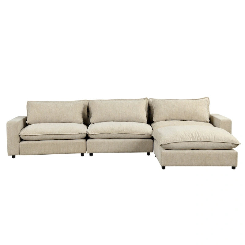 Divano componibile Cloud Sofa Divano rivestito in ciniglia