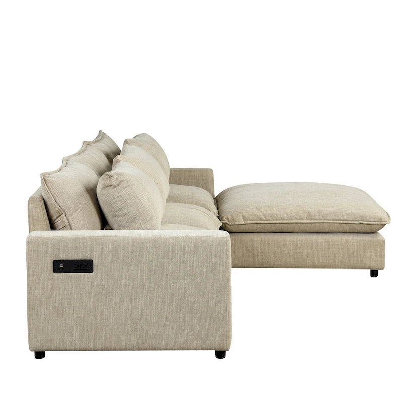 Divano componibile Cloud Sofa Divano rivestito in ciniglia