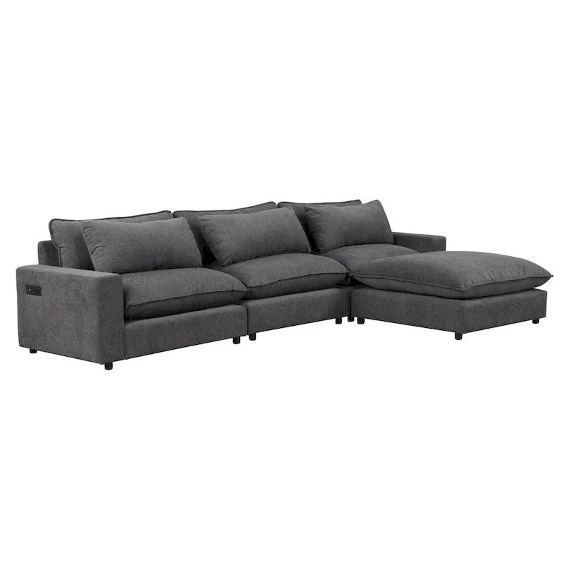 Divano componibile Cloud Sofa Divano rivestito in ciniglia