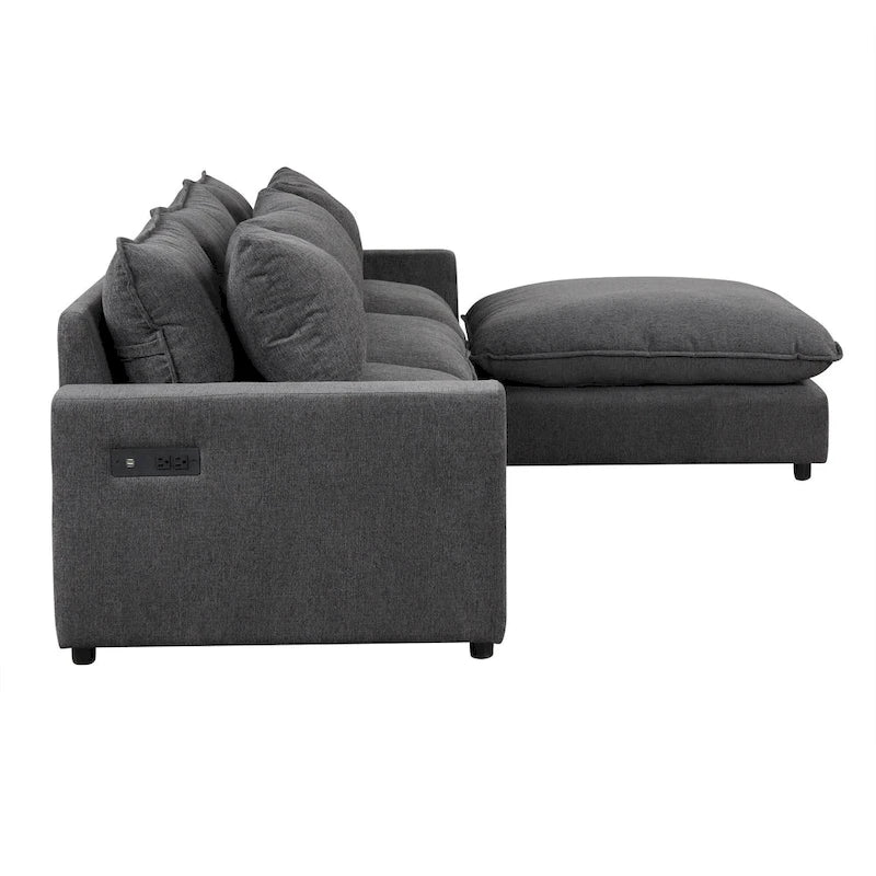 Divano componibile Cloud Sofa Divano rivestito in ciniglia