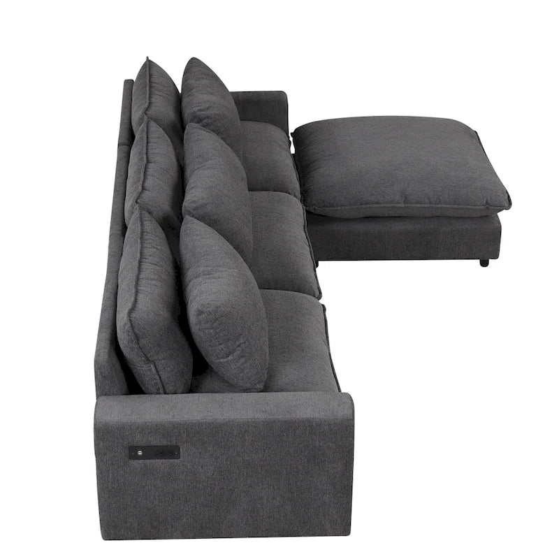 Divano componibile Cloud Sofa Divano rivestito in ciniglia