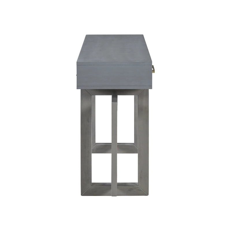 Elegante Consolle con Tre Cassetti, Tavolo da Ingresso Extra Lungo per Ingresso, Corridoio, Soggiorno, Atrio