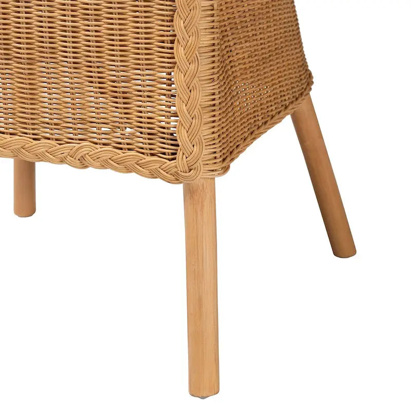 Camelia Bohemian Light Honey Rattan Dining Chair