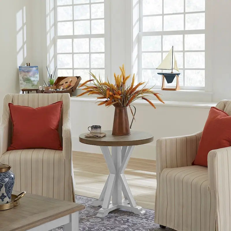 Tavolino rotondo Summerville di Liberty Furniture per soggiorno