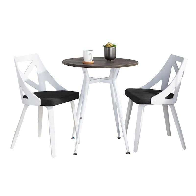 The Gray Barn Ciara-Charlotte Round 3-Piece Dinette Set
