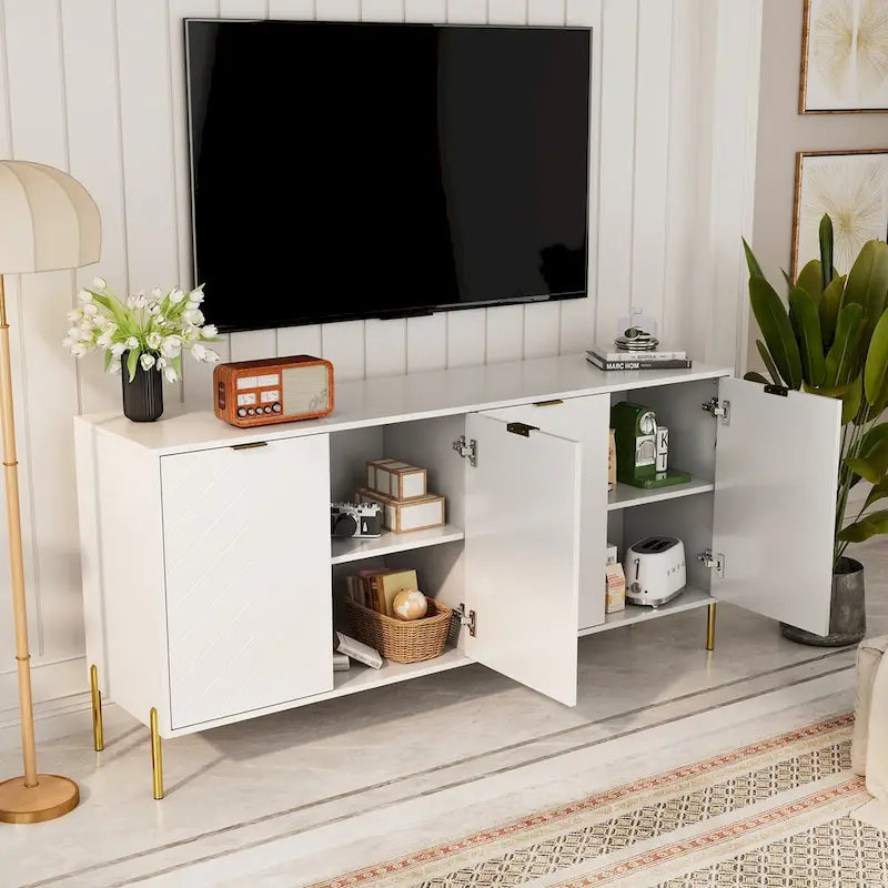 Madia buffet a quattro ante Mid-Century