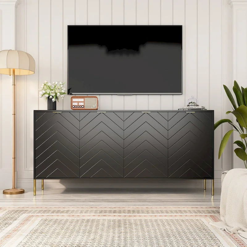 Madia buffet a quattro ante Mid-Century