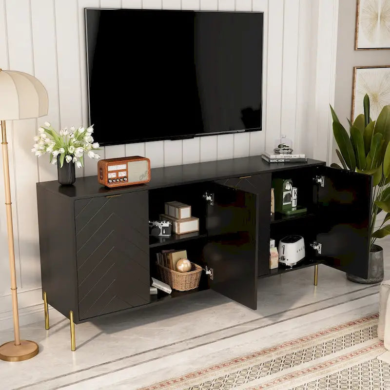Madia buffet a quattro ante Mid-Century