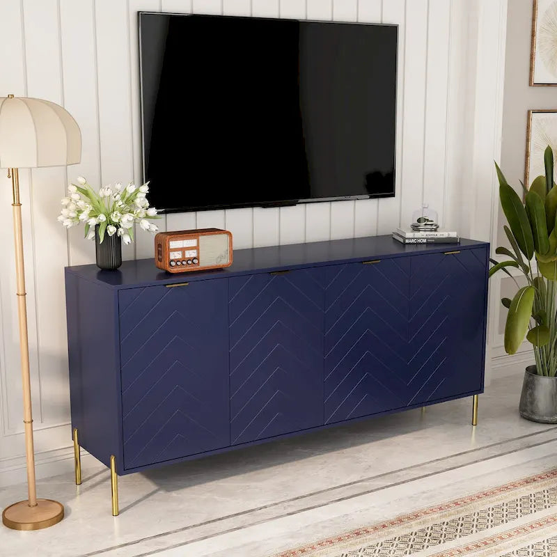 Madia buffet a quattro ante Mid-Century