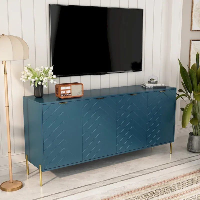 Madia buffet a quattro ante Mid-Century
